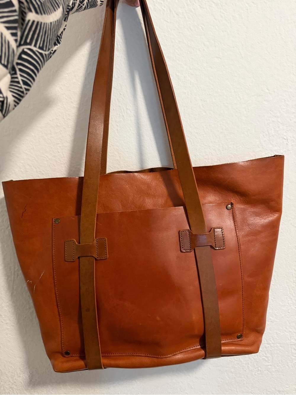 WP+ Standard Women's Leather Tote Bag in Warm Brown - Classic Everyday Carry